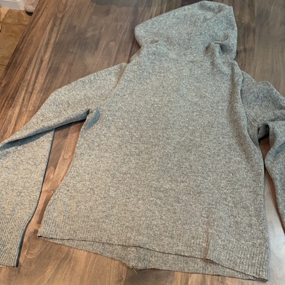 Lambs wool zip hoodie sweater - Picture 4 of 4